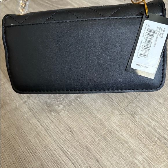 Y2k Bebe Black Quilted Crossbody Bag - Picture 2 of 6